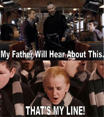 Just a meme to echo Draco and Harry in the duelling club : r