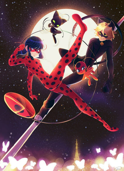 Miraculous Ladybug Fashion Flip Cat Noir Transforms from Adrien to Cat Noir  with the Flip of a Finger