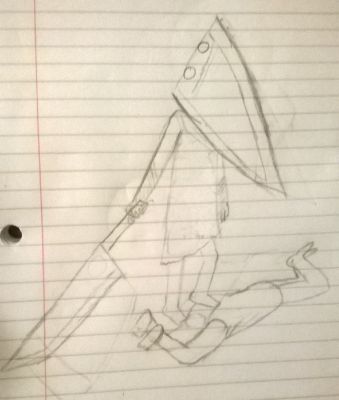 How To Draw Pyramid Head 