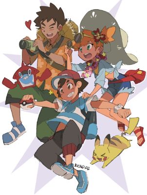 Pokémon Fans - Ash alola team