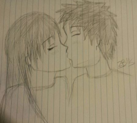 Anime Kissing by SquirtleBubbles on DeviantArt