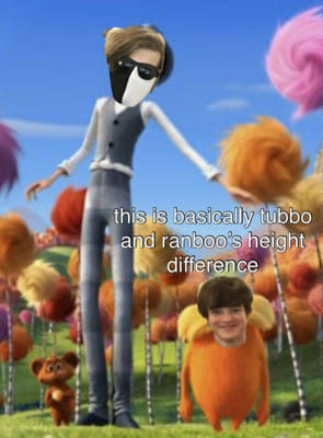 Made Irl Ranboo and Tubbo height might be off but I tried my best