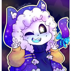 Outertale Sans] Glittering Stars by Neko-Priestess327.deviantart