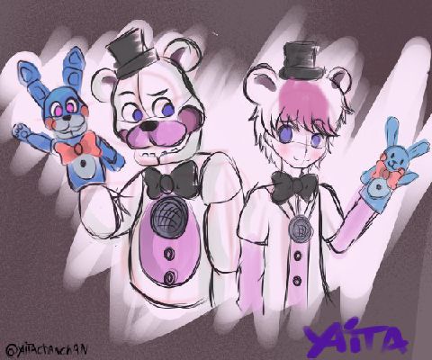 N.fredbears intro, Fnaf 1-6 role play! (Anime style FNaF)