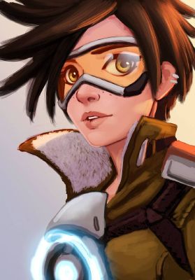 Tracer (Overwatch Fanart) - WIPs - Forums - Cubebrush