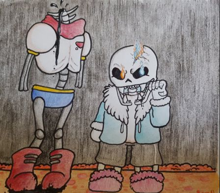 undertale sans and papyrus bad dream