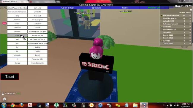 I HAD TO BE A ROBLOX GUEST 