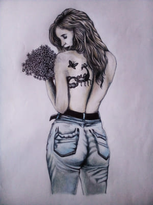 Girl With Scorpion Tattoo (By Jojo) | Art Club! | Quotev