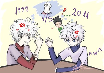 killua and Gon fanart by me, I really like the 1999 version anime