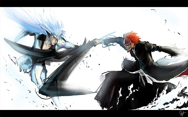 ESPADA ARRIVE!, GRIMMJOW VS HOLLOWFIED ICHIGO!