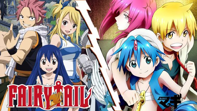 Magi: Labyrinth / Kingdom of Magic - Anime crossover of Fairytail