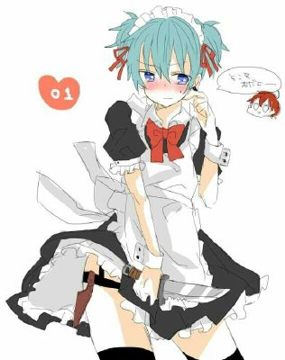 Nagisa in a maid outfit! | My Little Tomato! KarmaxDepressed! ReaderxNagisa  Oneshot! | Quotev