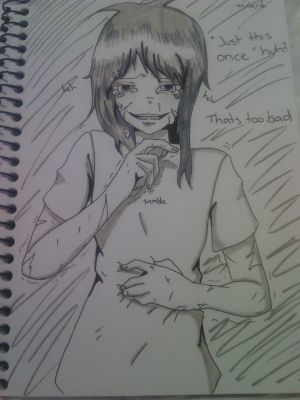 anime killer girl drawing