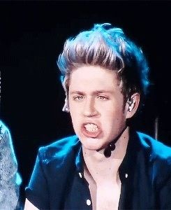 niall horan mad face