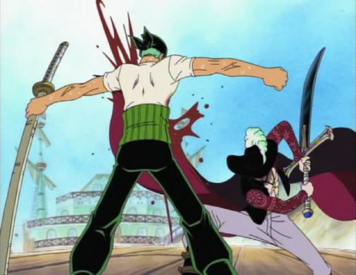 Zoro Rejects Yoru Sword When He Defeats Mihawk - One Piece 