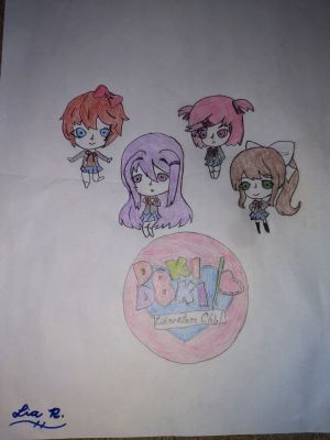 Doki Doki Literature Club/DDLC Chibi Doki girls (Gacha Club) : r/DDLC