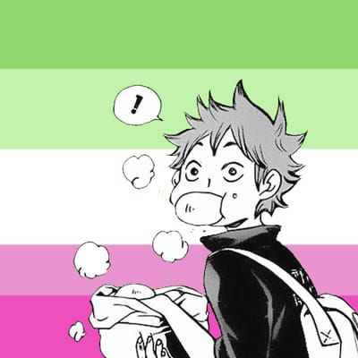 LGBTQ+ anime pfps I made