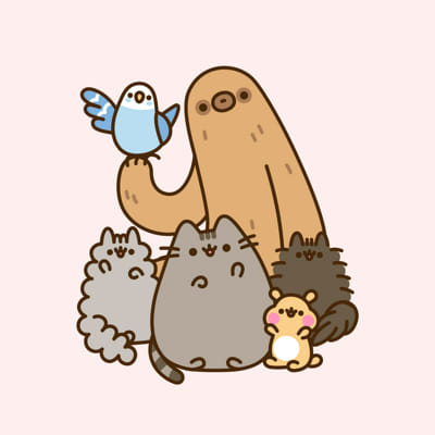 cheeks pusheen