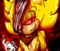 Darkspine Sonic vs Fleetway Super Sonic