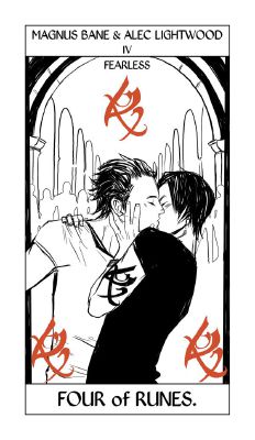 Anime: Shadowhunters - Magnus and Alec .:Lineart:. by