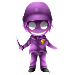 Five Nights At Freddy's Purple Personality Quiz Chibi PNG, Clipart