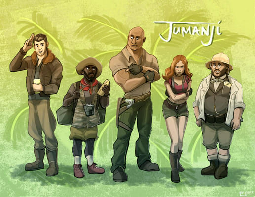 Jumanji: Welcome to the Jungle | Characters as Things My Friends Have Said