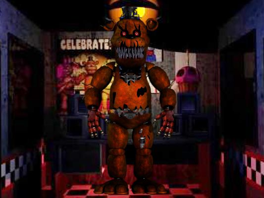 Fixed Withered Freddy, My own Custom Animatronic and inky designs/Edits