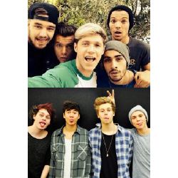 1d and 5sos collage