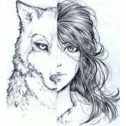 wolf attacking girl
