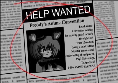 Five nights at Freddy's -fnaf anime