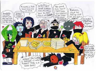 The Akatsuki @ Dinner (w/o Konan) | Naruto Funny Pictures | Quotev