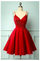 strapless open back dress Cleo Burgundy Skirt Suit, S main image 1