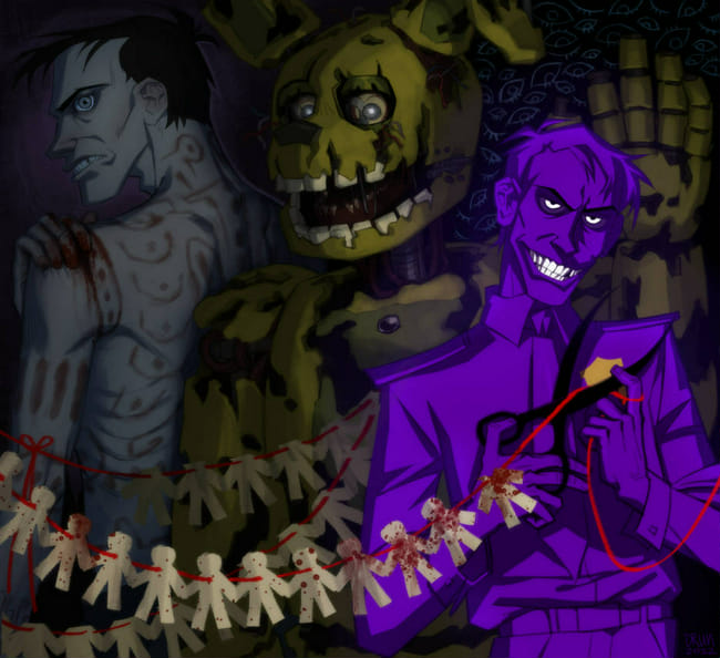 FNAF - Glitchtrap by ThatMysteriousKitten on DeviantArt