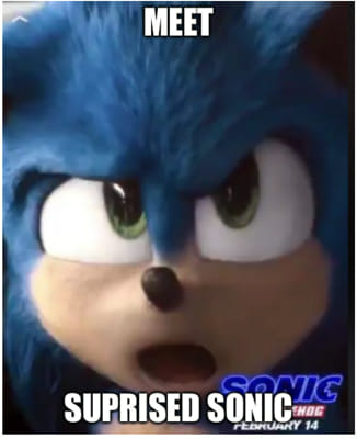 Hamburger Meme but its Dark Sonic The Hedgehog 