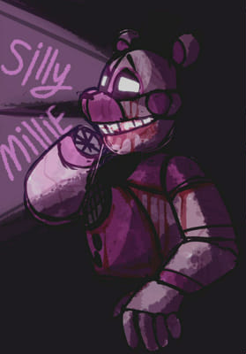 Glitchtrap x Male!Clingy!Reader, Fnaf oneshots (open for requests)