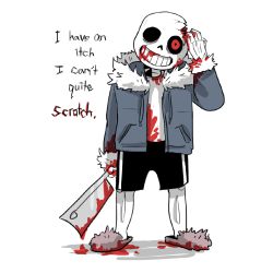 As the world caves in. (Yandere Horror sans x Reader)