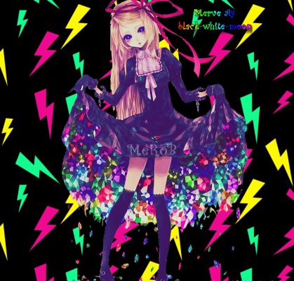 Rainbow Anime Girl | My Graphics | Quotev