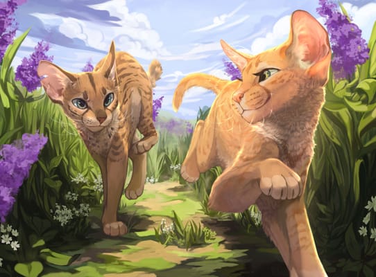 more randomly generated warrior cats! got the idea from _krimmins_