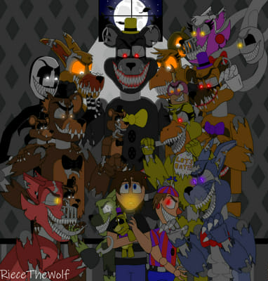 Nightmare Fredbear (five Nights at Freddy's 4) by ArtyJoyful on DeviantArt