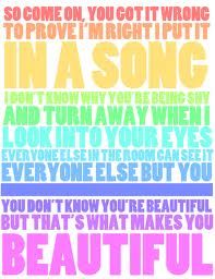 What Makes You Beautiful One Direction Lyrics