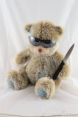 killer bear plush