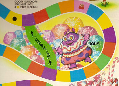 Scene 4 The Gumdrop Mountains Candyland