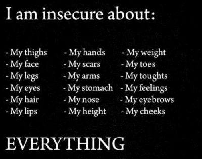 Are pretty insecure why girls Young women