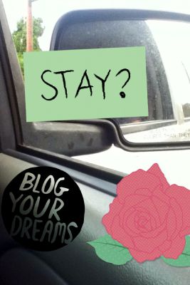 i hummed along to the song on the radio and i watched the fall