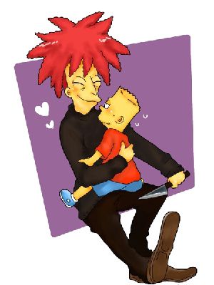 The Big Realvel Of The Love Between Is This Love Or My Insanty Talking Sideshow Bob And Girl Bart