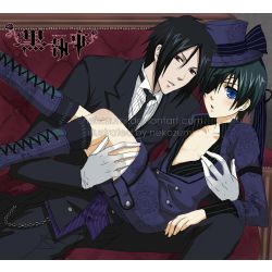 ciel phantomhive and sebastian michaelis yaoi manga