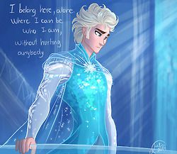 Frozen~genderbend Elsa(elsan)x reader~song one shot!