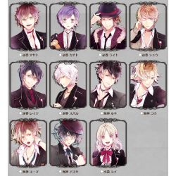 photo Diabolik Lovers Characters Names diabolik lovers human days