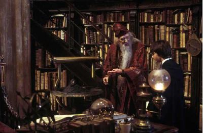 dumbledore harry potter chamber secrets office albus mcgonagall movie harris richard tour film amy scene warner bros studio facts dumbledores