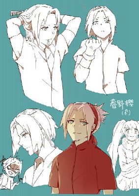 Where are you going?. | Male! Sakura Haruno x Reader | Naruto-Naruto